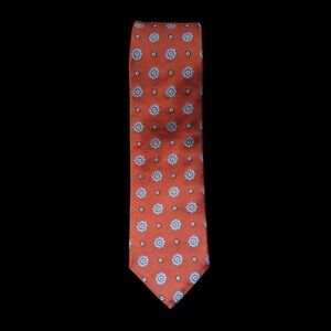 Vintage Brooks Brothers Repp Tie Mens XL Red Geometric Silk Imported USA 90s Y2K